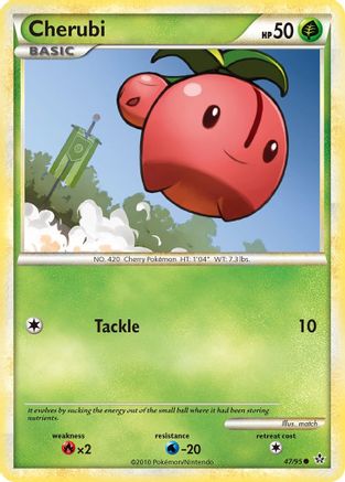 Image of Cherubi 047  - Reverse Holofoil Unleashed - Common