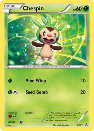 Image of Chespin XY01  - Holofoil XY Promos - Promo