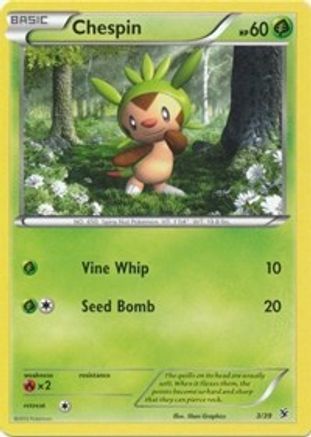 Image of Chespin 003  - Holofoil Kalos Starter Set - Common