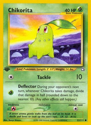Image of Chikorita (53) 053/111  - 1st Edition Neo Genesis - Common