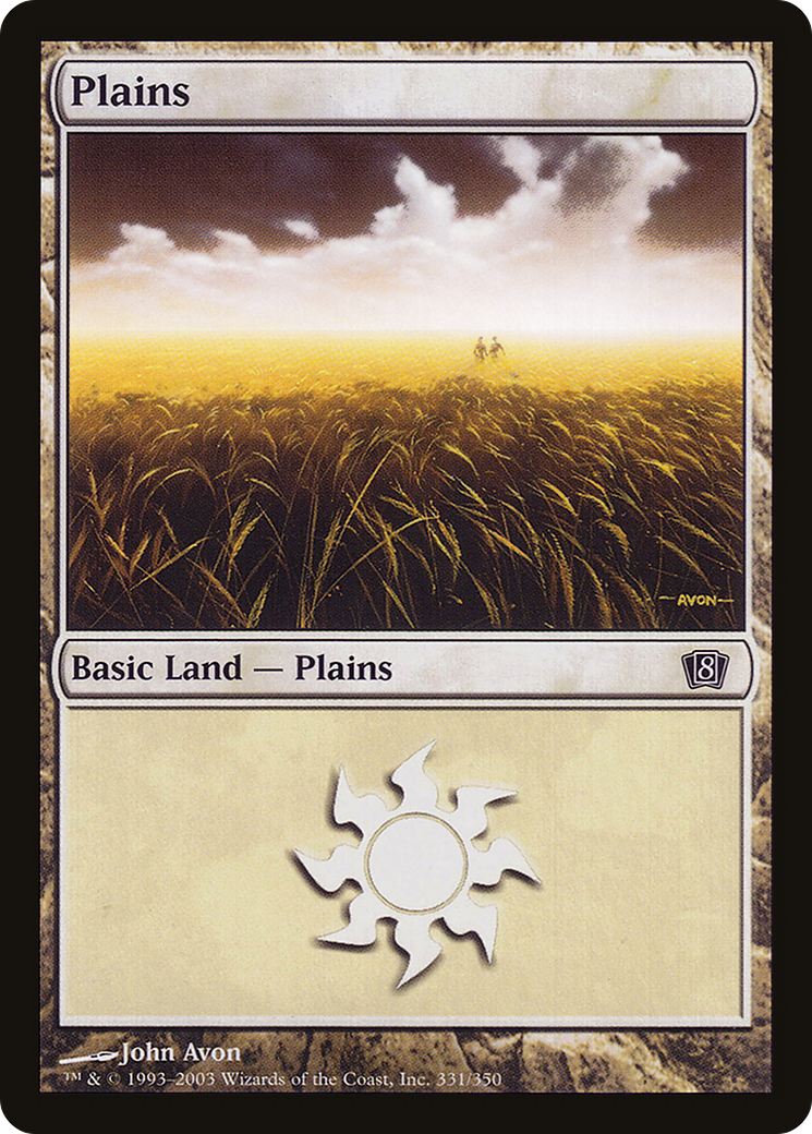 Image of Plains (331) (8ED-331) - 8th Edition Foil