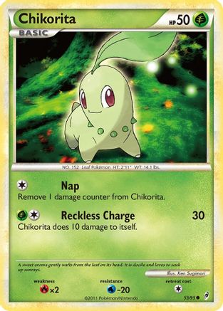 Image of Chikorita 053/95  - Reverse Holofoil Call of Legends - Common