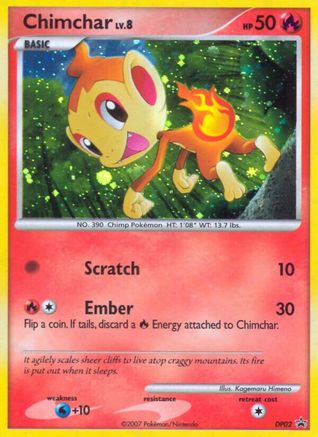 Image of Chimchar DP02  - Holofoil Diamond and Pearl Promos - Promo