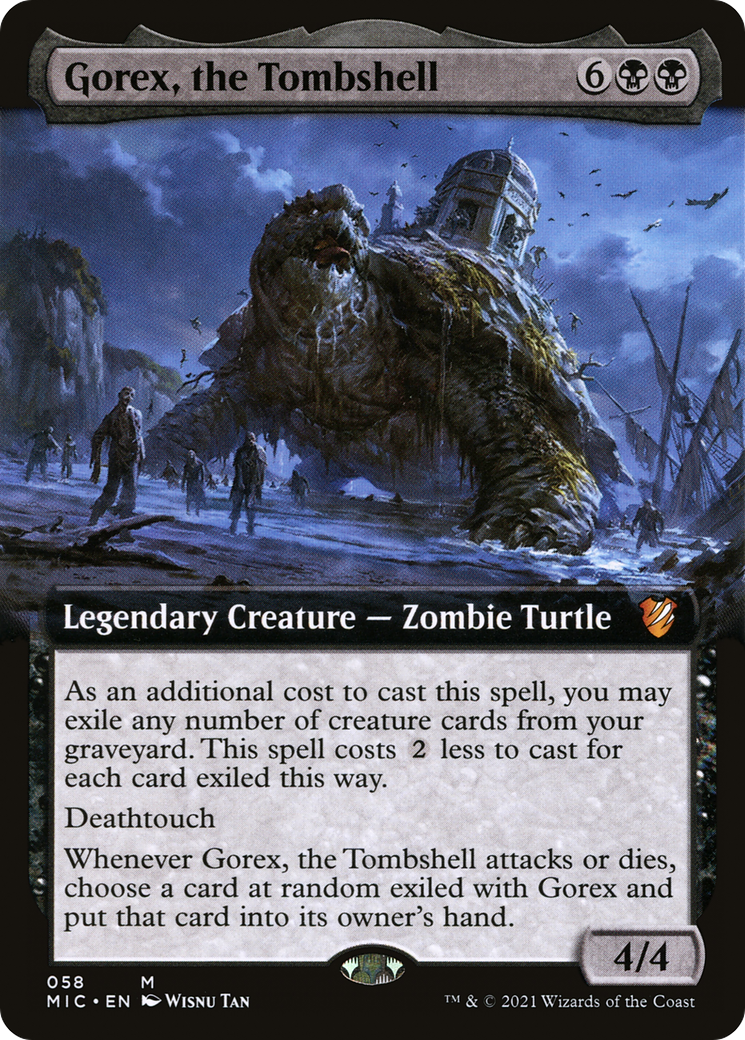 Image of Gorex, the Tombshell (Extended Art) (MIC-058) - Midnight Hunt Commander: (Extended Art)