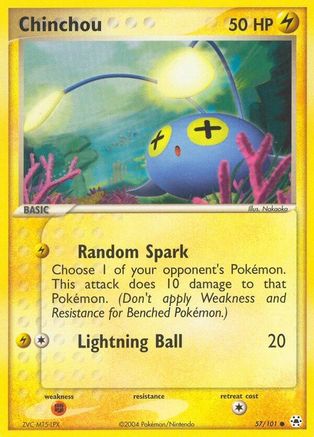Image of Chinchou 057/101  Hidden Legends - Common