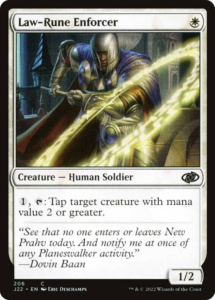 Image of Law-Rune Enforcer (J22-206) - Jumpstart 2022