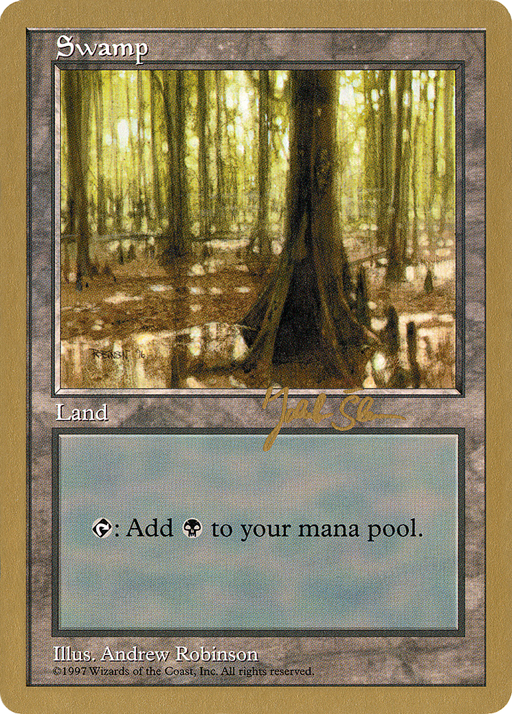 Image of Swamp (443) - 1997 Jakub Slemr (5ED) (WCD-) - World Championship Decks 1997