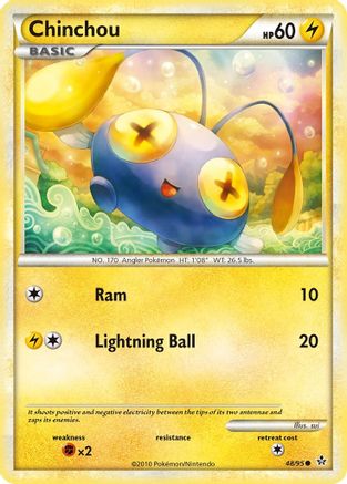 Image of Chinchou 048  - Reverse Holofoil Unleashed - Common