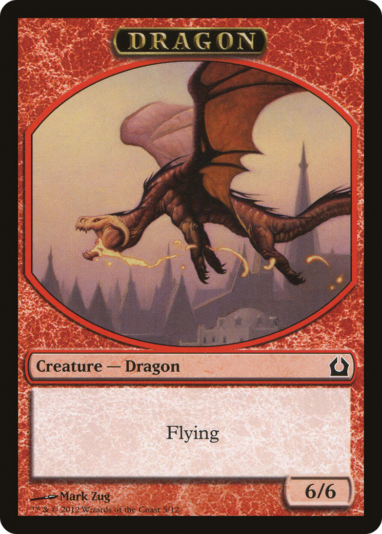 Image of Dragon Token (RTR-005) - Return to Ravnica Tokens