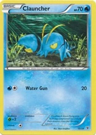 Image of Clauncher 015  Kalos Starter Set - Common