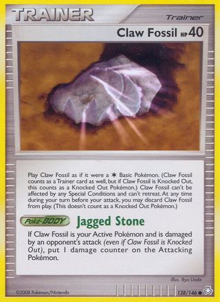 Image of Claw Fossil 138  Legends Awakened - Common