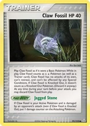 Image of Claw Fossil 091  Holon Phantoms - Common