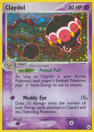 Image of Claydol 002/101  - Reverse Holofoil Hidden Legends - Holo Rare