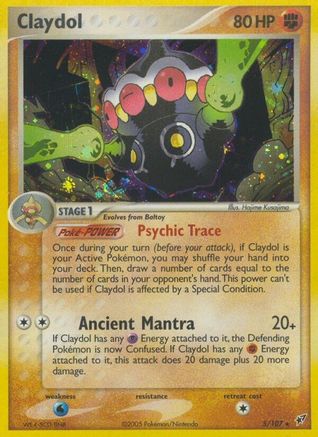 Image of Claydol 005  - Holofoil Deoxys - Holo Rare