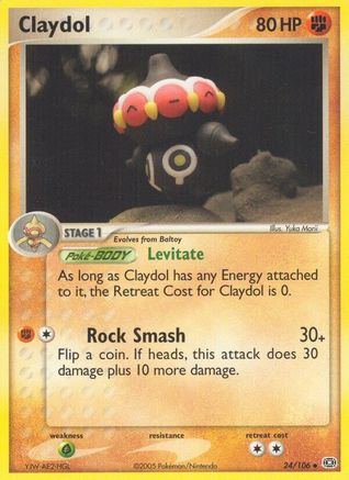 Image of Claydol 024  Emerald - Uncommon