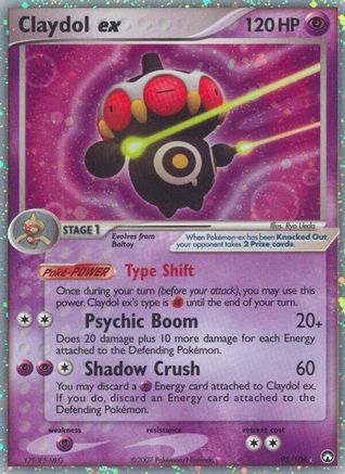 Image of Claydol ex 093  - Holofoil Power Keepers - Ultra Rare