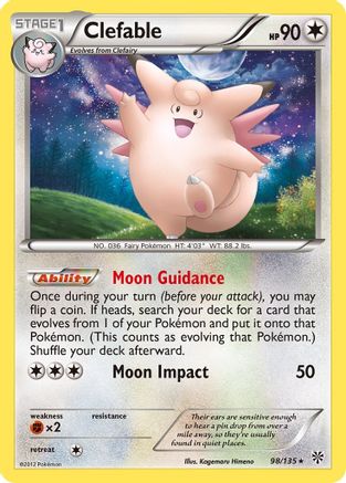 Image of Clefable 098  Plasma Storm - Rare
