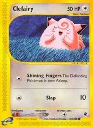 Image of Clefairy 101/165  - Reverse Holofoil Expedition - Common
