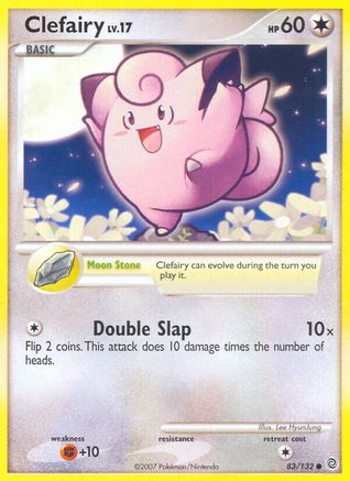 Image of Clefairy 083/132  - Reverse Holofoil Secret Wonders - Common