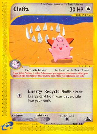 Image of Cleffa 048  - Reverse Holofoil Skyridge - Common