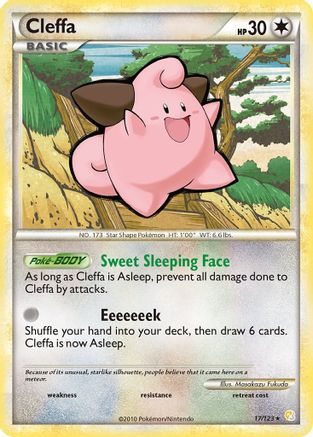 Image of Cleffa 017  HeartGold SoulSilver - Rare