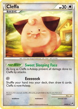 Image of Cleffa 024  - Reverse Holofoil Call of Legends - Rare