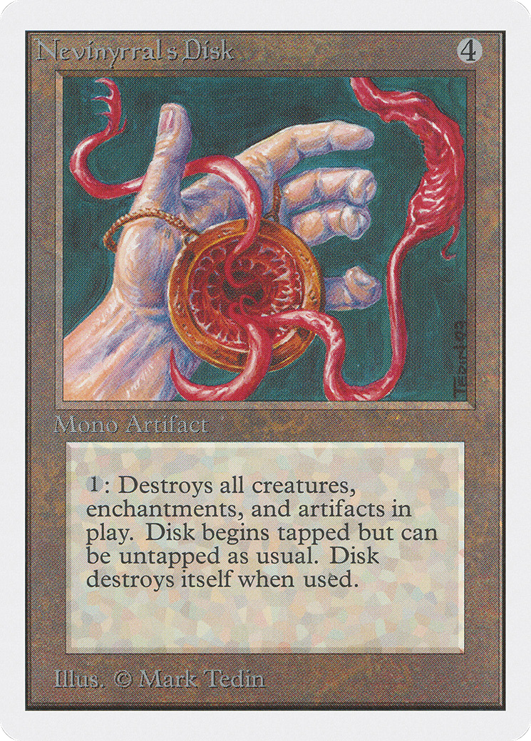 Image of Nevinyrral's Disk (2ED-) - Unlimited Edition