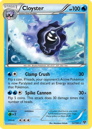 Image of Cloyster 032  XY Base Set - Rare
