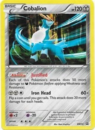 Image of Cobalion BW72  - Holofoil Black and White Promos - Promo