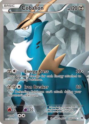 Image of Cobalion (100 Full Art) 100  - Holofoil Noble Victories - Ultra Rare