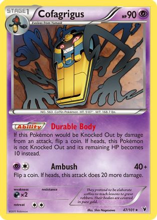 Image of Cofagrigus (47) 047  Noble Victories - Rare
