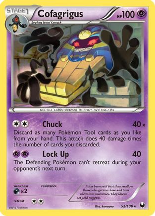 Image of Cofagrigus 052  - Reverse Holofoil Dark Explorers - Rare