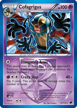 Image of Cofagrigus (Team Plasma) (57) 057  Plasma Freeze - Rare