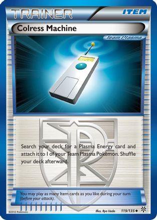 Image of Colress Machine (Team Plasma) 119/135  - Reverse Holofoil Plasma Storm - Uncommon