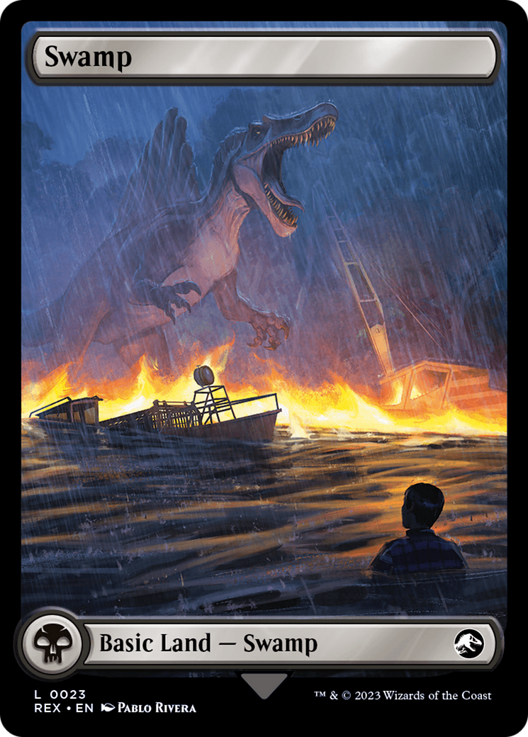 Image of Swamp (REX-023) - Jurassic World Collection Foil