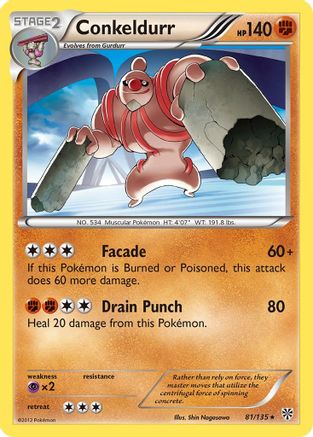 Image of Conkeldurr 081  Plasma Storm - Rare