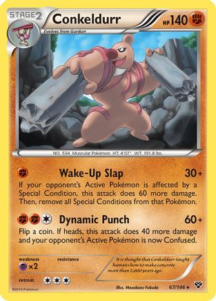 Image of Conkeldurr 067  - Reverse Holofoil XY Base Set - Rare