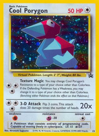 Image of Cool Porygon 015/53  - Holofoil WoTC Promo - Promo