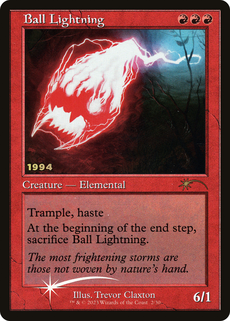 Image of Ball Lightning (30A-P-002) - 30th Anniversary Play Promos Foil