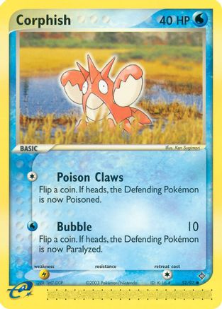 Image of Corphish 052/97  - Reverse Holofoil Dragon - Common