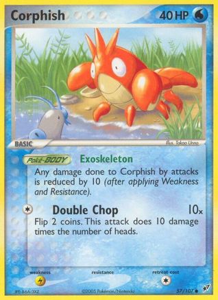 Image of Corphish 057  - Reverse Holofoil Deoxys - Common