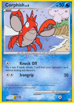 Image of Corphish 089  - Reverse Holofoil Legends Awakened - Common