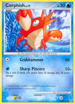 Image of Corphish 100  Supreme Victors - Common