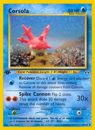 Image of Corsola 037/75  - Unlimited Neo Discovery - Uncommon
