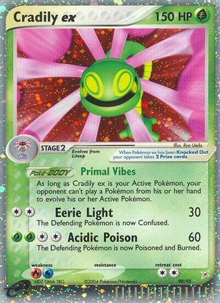 Image of Cradily ex 090  - Holofoil Team Magma vs Team Aqua - Ultra Rare