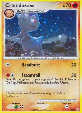 Image of Cranidos DP07  - Holofoil Diamond and Pearl Promos - Promo