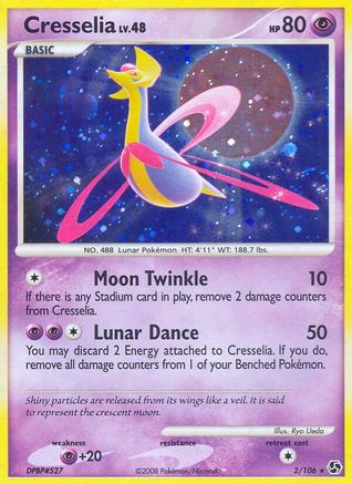 Image of Cresselia 002  - Reverse Holofoil Great Encounters - Holo Rare
