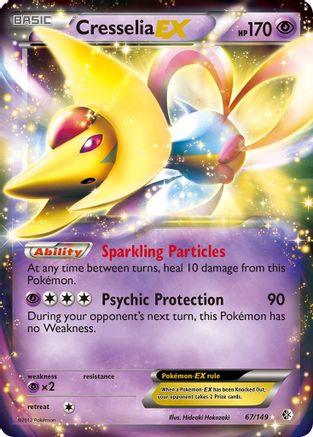 Image of Cresselia EX 067  - Holofoil Boundaries Crossed - Ultra Rare