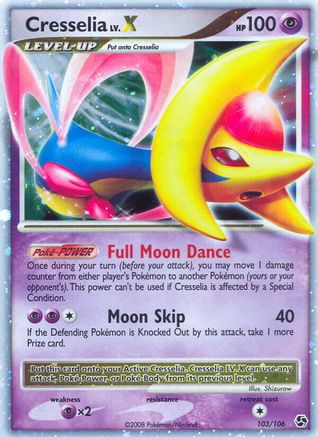 Image of Cresselia LV.X 103/106  - Holofoil Great Encounters - Ultra Rare