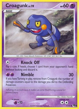Image of Croagunk 007  POP Series 9 - Uncommon